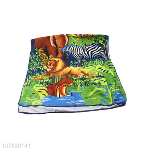 Custom Animal Pattern Printed Bath Towel Colorful Towel