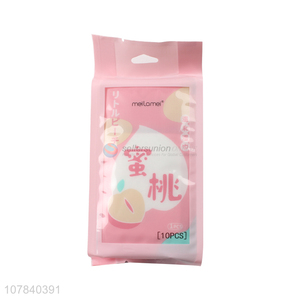 China export peach gentle wipes for ladies makeup remover