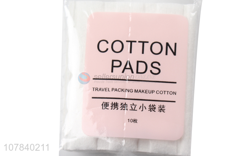 Factory wholesale white non-woven makeup remover cotton