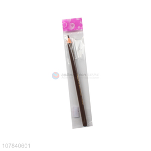 High quality brown wooden eyebrow pencil makeup tools
