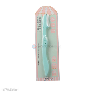Yiwu wholesale plastic handle multifunctional eyebrow cutter