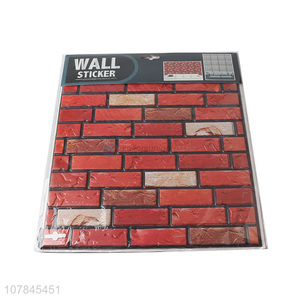 Popular product durable brick 3d wall stickers for sale