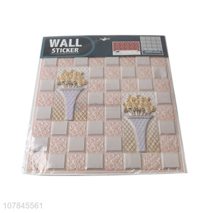 Factory price waterproof 3d pvc interior wall stickers for sale