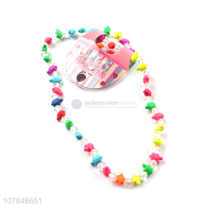 New Design Colorful Beaded Necklace And Bracelet Set