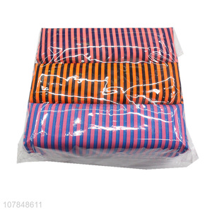 Wholesale from china stripe multicolor students pencil case