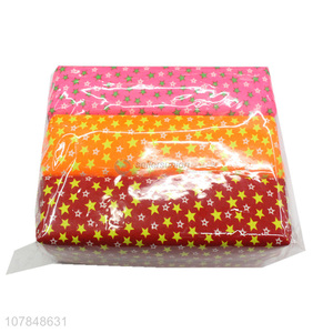 Best selling star pattern multicolor school pencil case for gifts