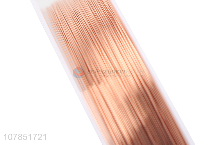 New product rose gold copper wire for nail art and jewelry