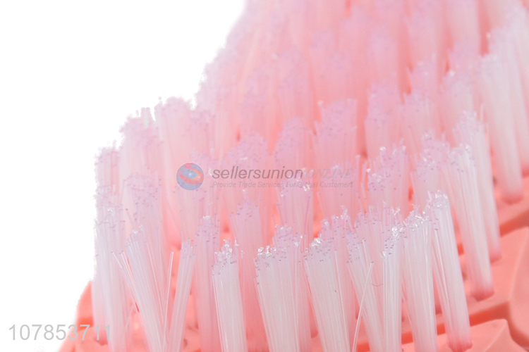 China factory wholesale pink hanging soft brush household laundry brush