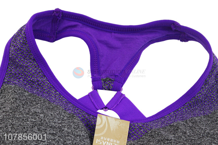 China wholesale shockproof women sports fitness bra underwear