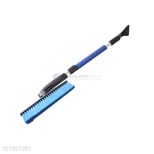 Hot selling 2-in-1 telescopic snow brush ice scraper with long handle