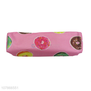 Best price multicolor donuts pattern students pencil bag