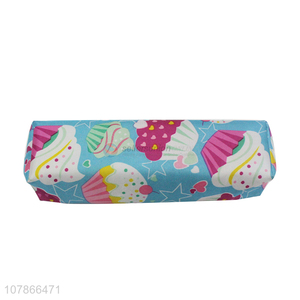Hot products ice-cream pattern pencil bag with zipper