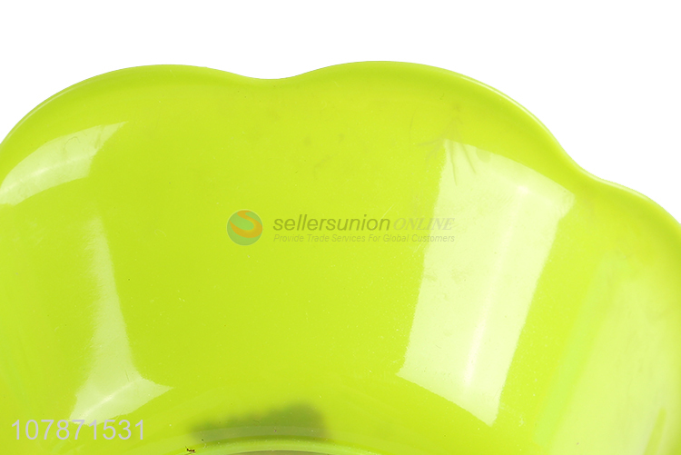 Low price small plastic fruit plate snacks plate wholesale