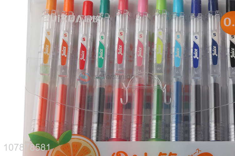 Hot selling multi-color fragrance highlighter creative juice pen