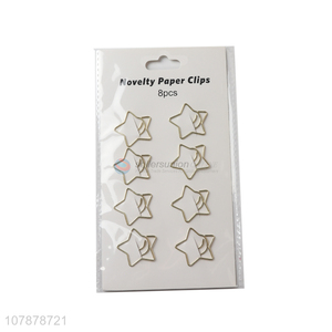 New product metal wire custom shape paper clips for office and school