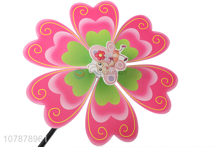 New arrival garden decoration plastic pinwheel toy for kids