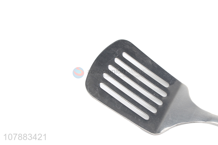 New design stainless steel kitchen cooking slotted spatula