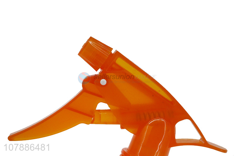 Hot selling orange plastic spray can translucent spray bottle