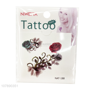 Promotional Flower Pattern Body Art Tattoo Sticker Temporary Tattoo