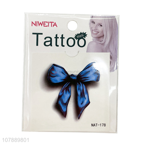 Good Sale Bowknot Pattern Temporary Tattoo Stickers For Adults