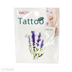 China Factory Good Quality Flower Pattern Temporary Tattoo Stickers