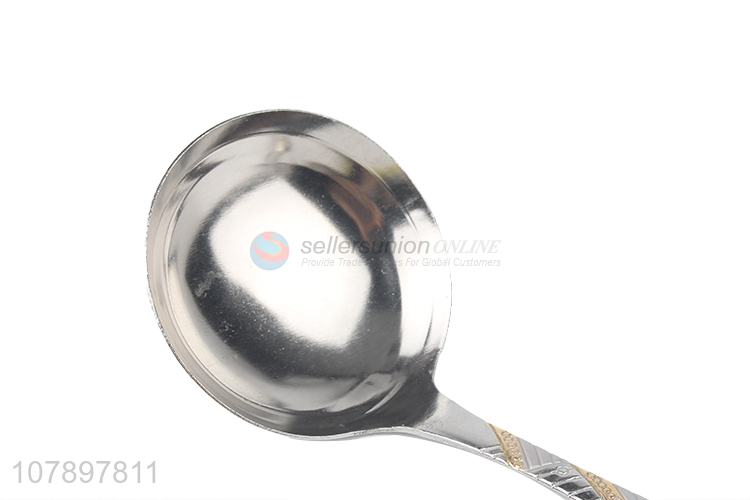 Factory wholesale silver universal stainless steel long handle spoon