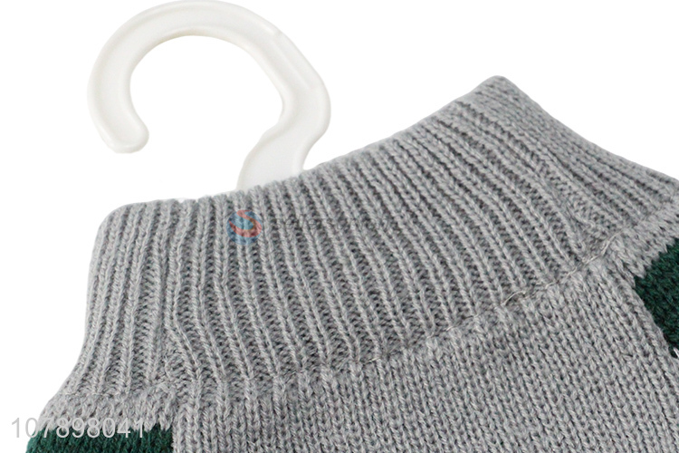 China products pet dog clothes jacquard knitting dog Christmas sweater