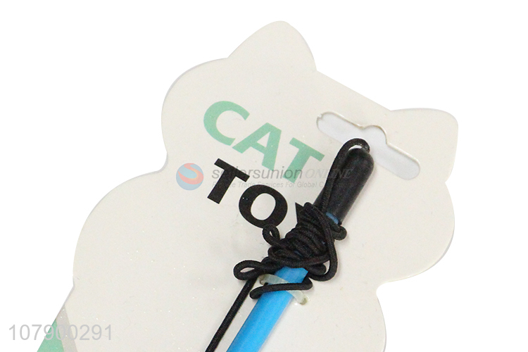 Cute Butterfly Interactive Cat Teaser Wand Toy Cat Stick Cat Toy