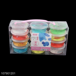 Factory Wholesale 12 Color Jelly Clay Crystal Slime Kit For Children