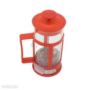 New arrival red glass kitchen tea maker coffee maker with cheap price
