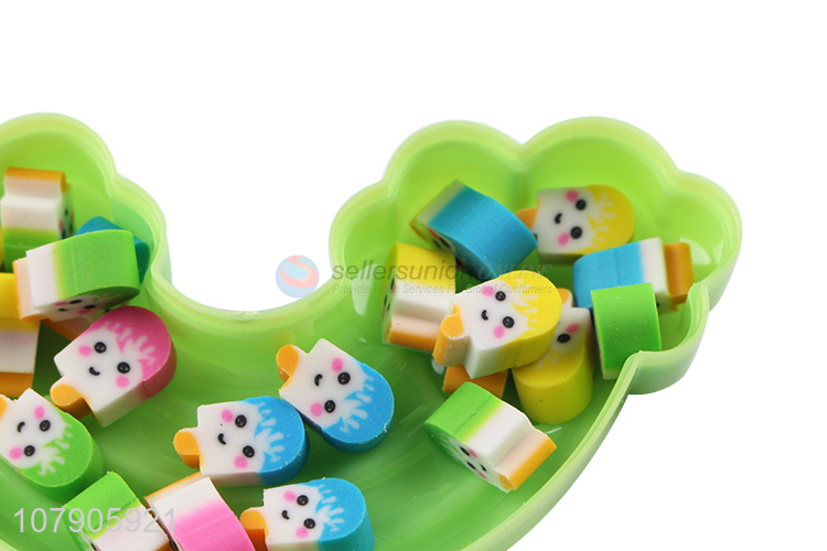 Wholesale Rainbow Box Mini Ice Stick Eraser For Students And Office