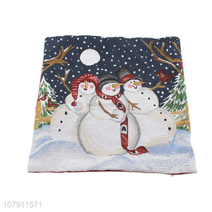 Hot Sale Square Pillowcase Christmas Series Cushion Cover