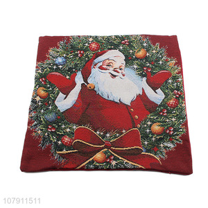 Best Sale Square Pillow Case Christmas Printing Cushion Cover