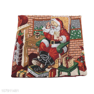 Hot Sale Christmas Home Decoration Cushion Cover Square Pillow Case