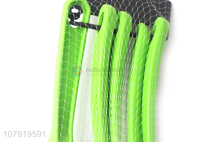 Hot Selling 5 Pieces Green Nylon Cooking Utensil Set For Kitchen