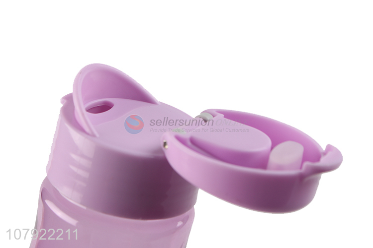 New products purple plastic bottle large-capacity drinking cup
