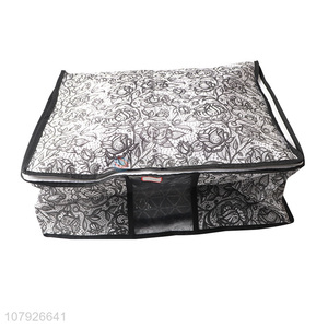Factory direct sale printed non-woven fabric household clothing storage bag