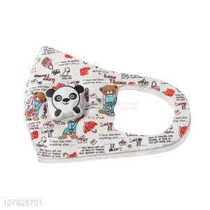 Cute design cartoon pattern soft protective mask wholesale