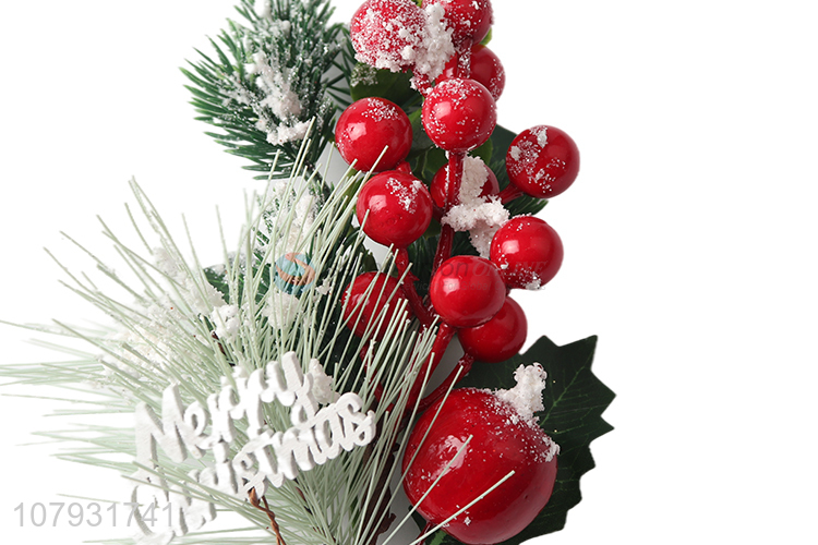 Low price wholesale Christmas pine branch decoration for holiday ornaments