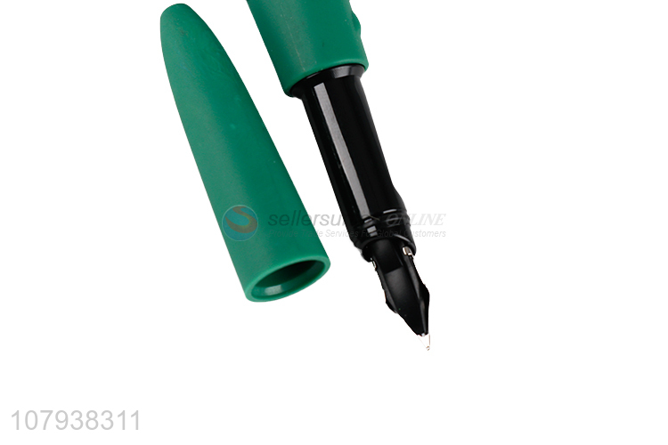 Creative crocodile design matte signature pen with ink sac