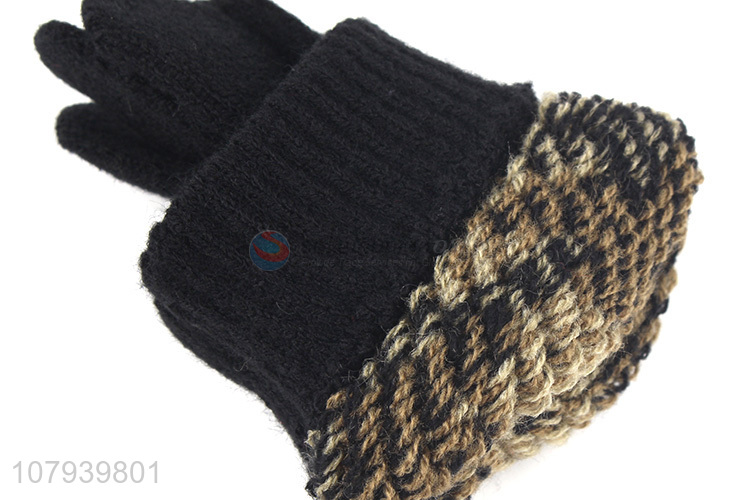 Newest Fashion Knitted Gloves Best Winter Warm Gloves For Women