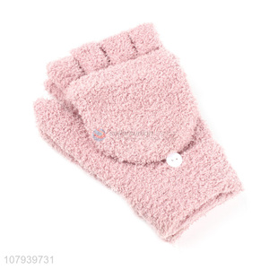 New Style Ladies Half-Finger Gloves Comfortable Winter Warm Gloves