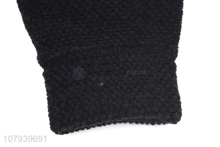 Popular Winter Knitted Gloves Ladies Comfortable Warm Gloves