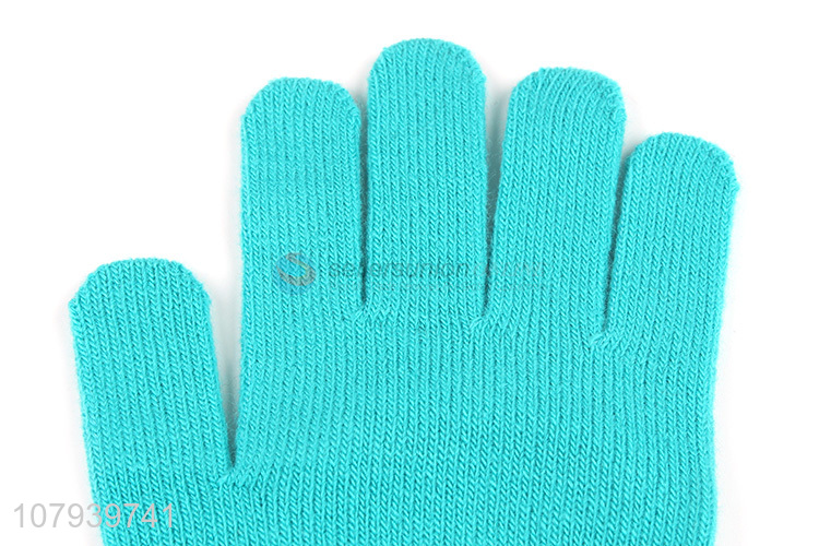 Cute Cat Pattern Knitted Gloves Fashion Winter Warm Gloves