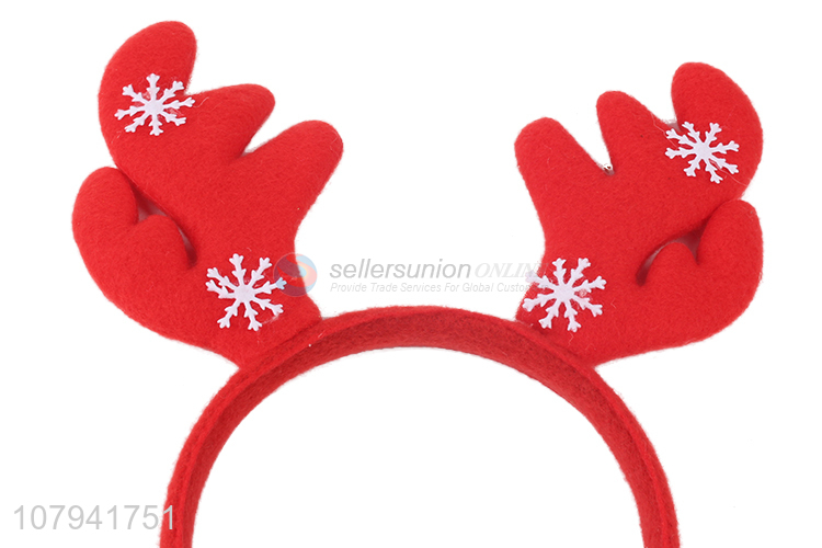 Fashion Christmas Decoration Antlers Hair Band Plastic Hair Hoop