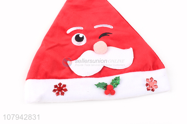 Unique Design Cloth Christmas Hat For Christmas Decoration
