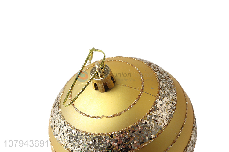 Good Price Golden Christmas Ball Pendant Christmas Tree Decoration Wholesale