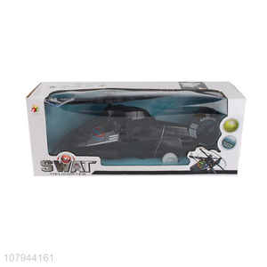 Low price wholesale black toy helicopter electric plane for kids