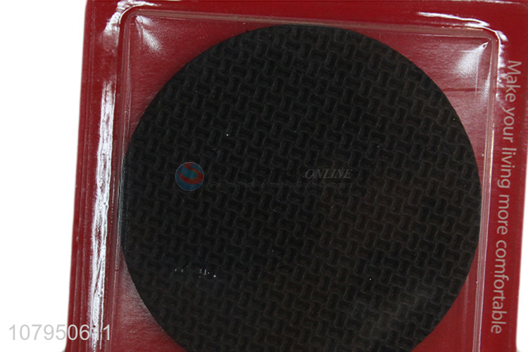 Wholesale black EVA table foot pad furniture wear-resistant protection pad