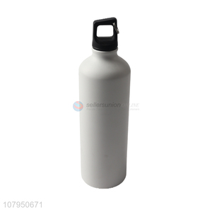 Factory customs white aluminum water bottle outdoor sports bottle